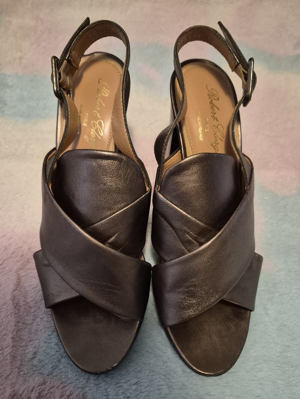 Vintage Robert Clergerie Leather High Heel Shoes - Picture 5 of 9